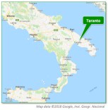Taranto Location Map